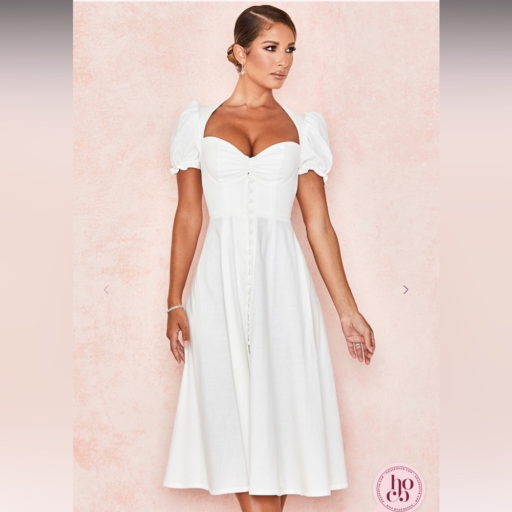 NWT House of CB Ellery White Dress SIZE XL / L+